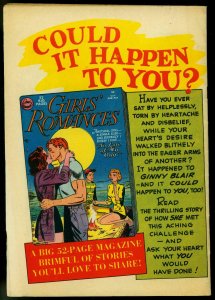 Girls' Love #12 1951- Bride cover- Wedding- DC Comics- FN- 