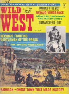 Wild West Magazine (Vol. 4) #4 VG ; Cadre | low grade comic July 1972 Apache