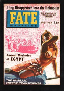 Fate 7/1956-Spicy GGA cover-Ancient Mysteries of Egypt-Hubbard Energy Transfo...