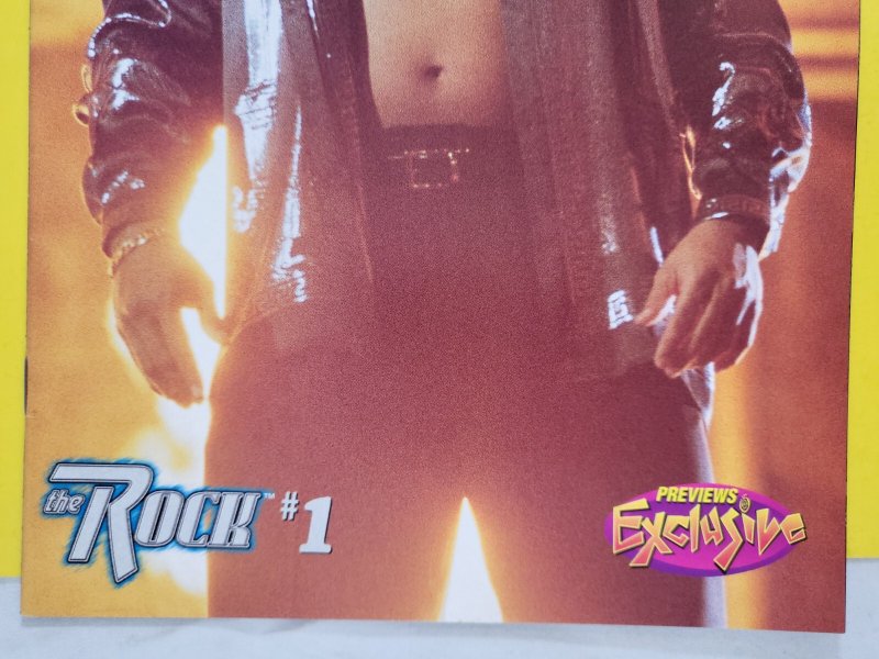 The Rock #1 Previews Exclusive PX Photo Variant 2001 Chaos Comics