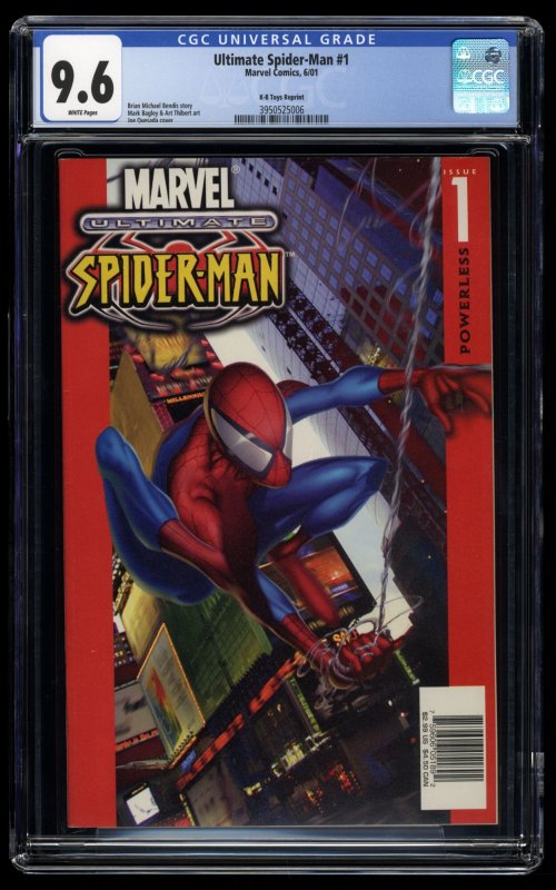 Ultimate Spider-man (2000) #1 CGC NM+ 9.6 K-B Toys Reprint Variant