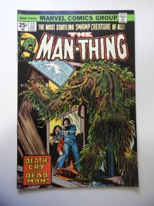 Man-Thing #12 (1974) FN+ Condition