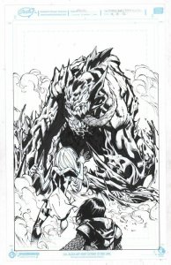 Extraordinary X-Men #10 p.20 - Venom Splash - 2016 art by Humberto Ramos