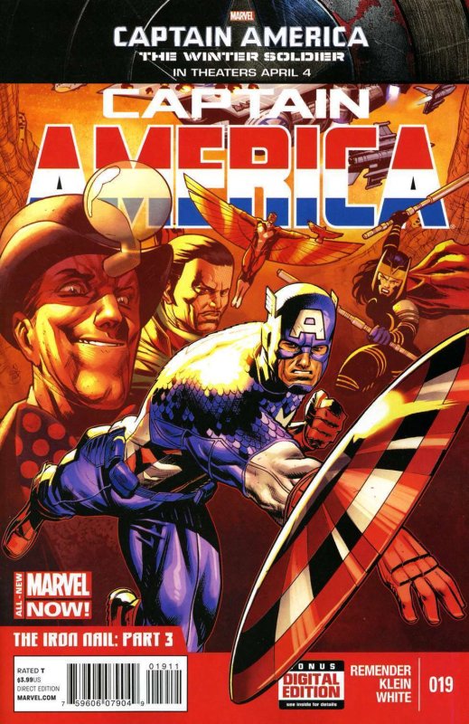 Captain America (7th Series) #19 VF/NM; Marvel | Rick Remender - we combine ship 
