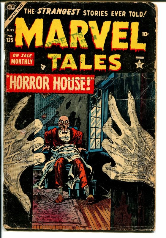 Marvel Tales #125 1954-Atlas-pre-code horror & sci-fi-elusive issue-G 