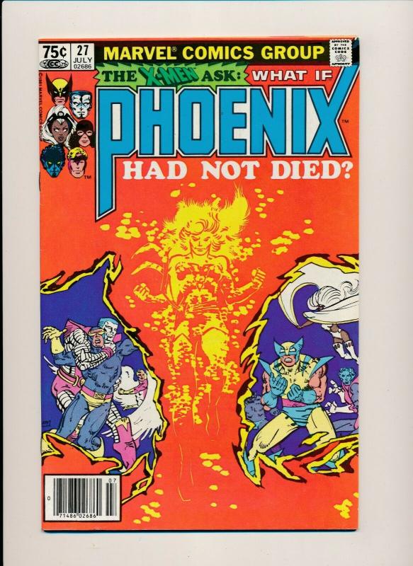 Marvel The X-MEN ask: WHAT IF PHOENIX had not died #27 1981 VERY FINE (PF585) 