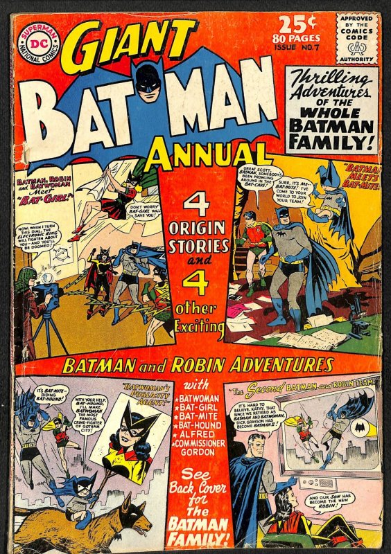 Batman Annual #7 GD/VG 3.0