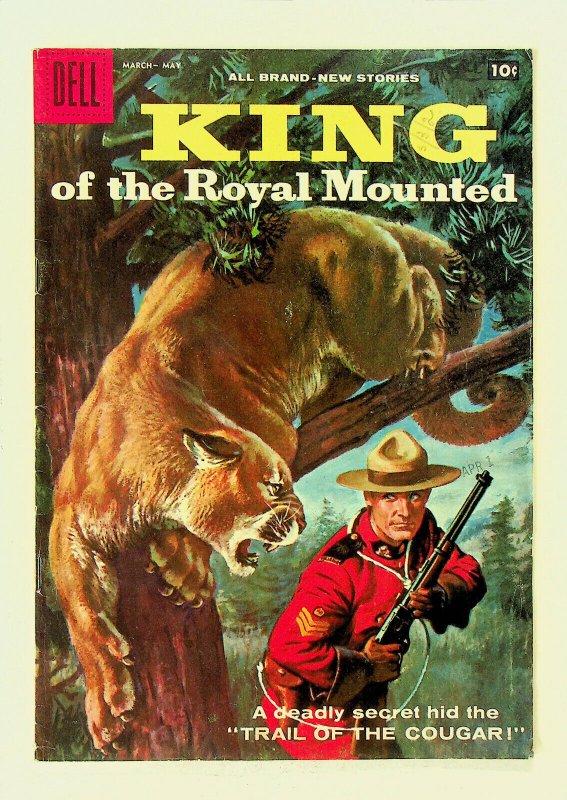 King of the Royal Mounted #28 (Mar-May 1958, Dell) - Good-