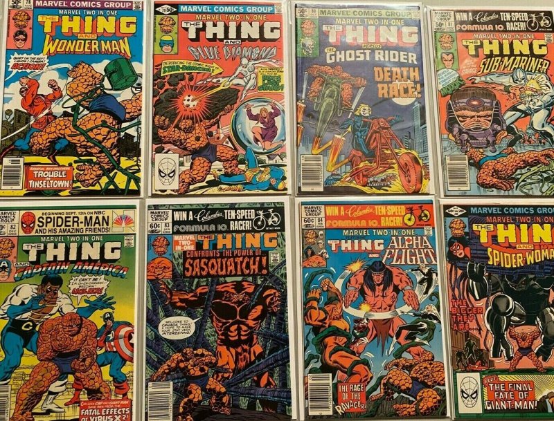 Marvel two-in-one comic lot from:#50-99 42 difference avg 6.0 FN (1979-83)