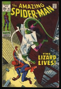 Amazing Spider-Man #76 VG/FN 5.0 Lizard Human Torch Appearance!