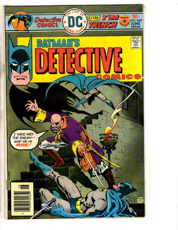 Detective Comics # 460 FN/VF DC Comic Book Justice League Gotham Batman J276