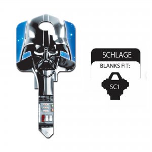 Star Wars Key Blanks Schlage SC1, Darth Vader