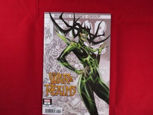 WAR OF THE REALMS #1 NM J. SCOTT CAMPBELL variant cover Marvel Comics