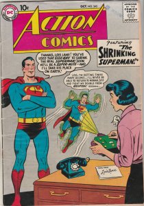 Action Comics #245 1958 Mid-High-Grade FN/VF T. Tomorrow, Shrunk UTAH CERT