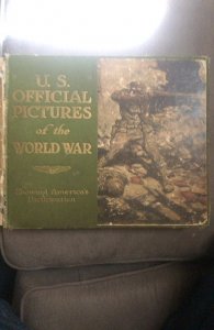 US official pictures of the world war, 1920 detached front cover