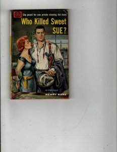 3 Books A Gentle Murderer Who Killed Sweet Sue? Kiss Me, Deadly Mystery JK34