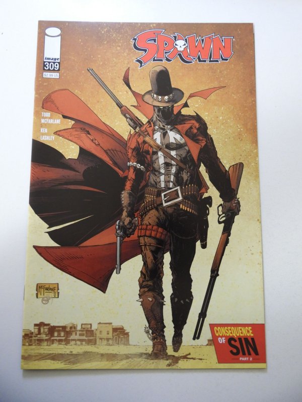 Spawn #309 (2020) 1st App of Gunslinger Spawn! VF+ Condition