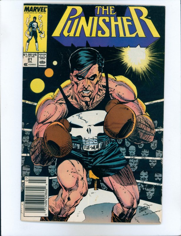 The Punisher #21 Newsstand Edition (1989)