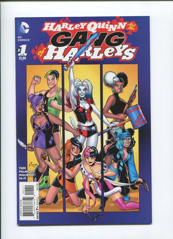 2016 Harley Quinn and Her Gang of Harley's #1 (9.2) Team Cover