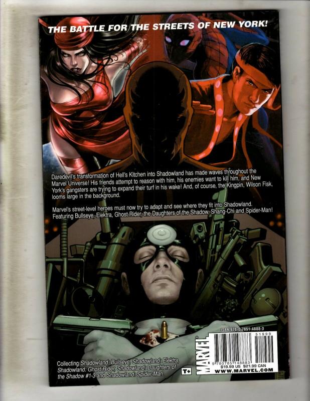 Street Heroes Shadowland Marvel Comics TPB Graphic Novel Comic Daredevil J361