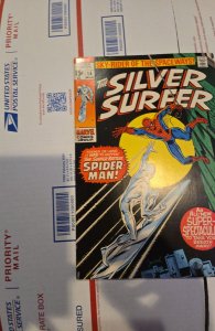 The Silver Surfer #14 (1970) vs amazing Spiderman see dewcription