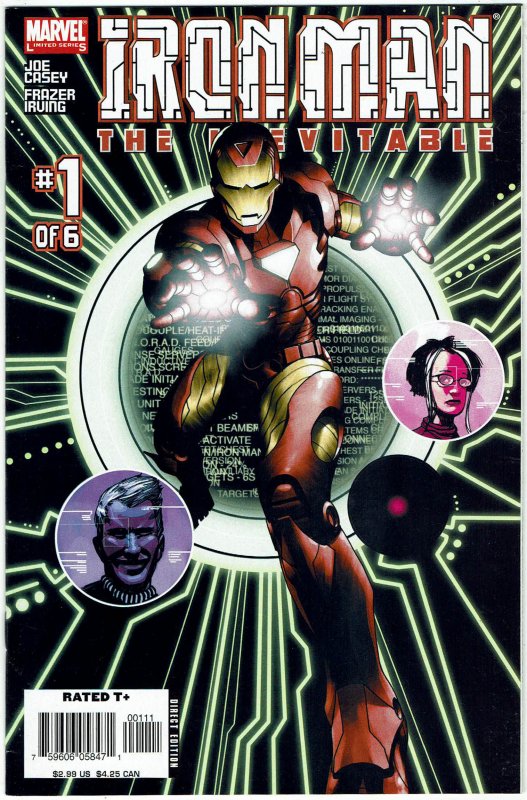 Iron Man: Inevitable #1,2,3,4,5,6 Joe Casey 1st Sinclair Abbott/Spymaster NM