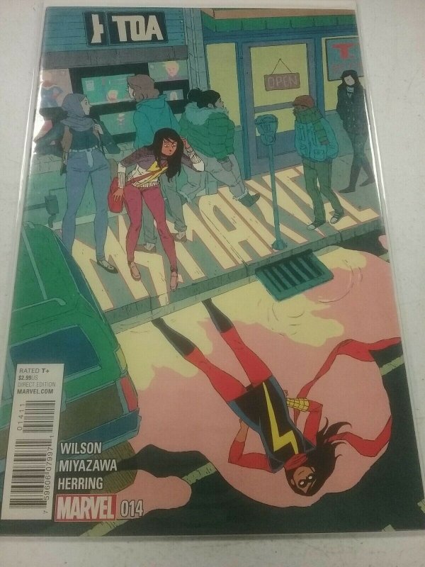 Ms. Marvel Comic Issue 14 First Print 2015 Wilson Miyazawa Herring NW58x1