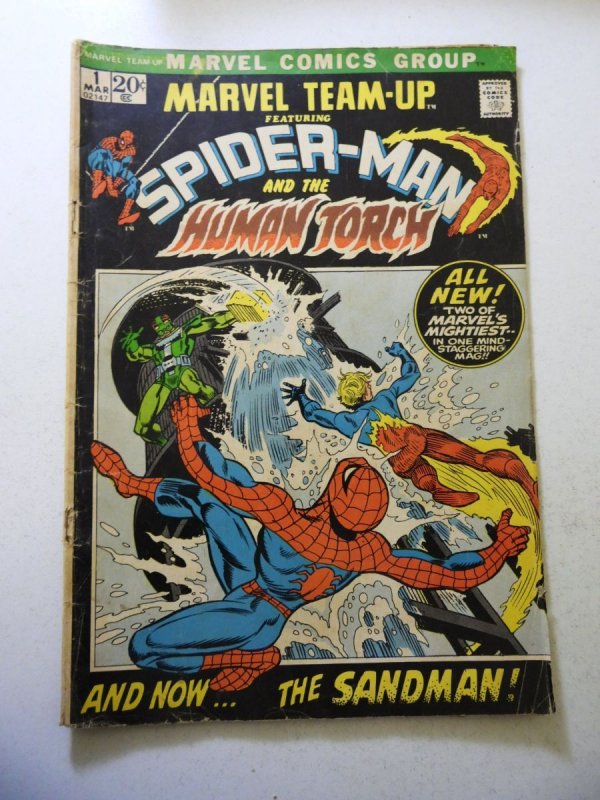 Marvel Team-Up #1 (1972) GD Condition cover detached