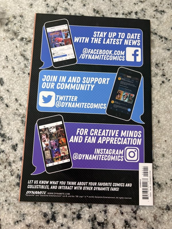 Thundercats # 2 NM Variant Cover D Dynamite Comic Book 10 J436