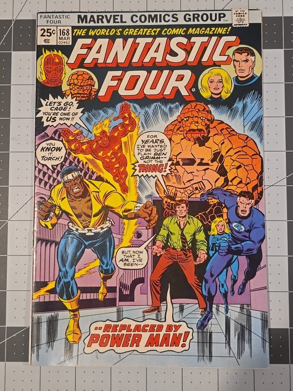 Fantastic Four 4 Book Lot #163 #166 #168 #171 ? Marvel Comics Bronze Age