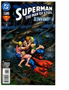 9 Superman Man Of Steel DC Comics # 48 49 51 52 53 54 55 56 57 Batman Flash J214