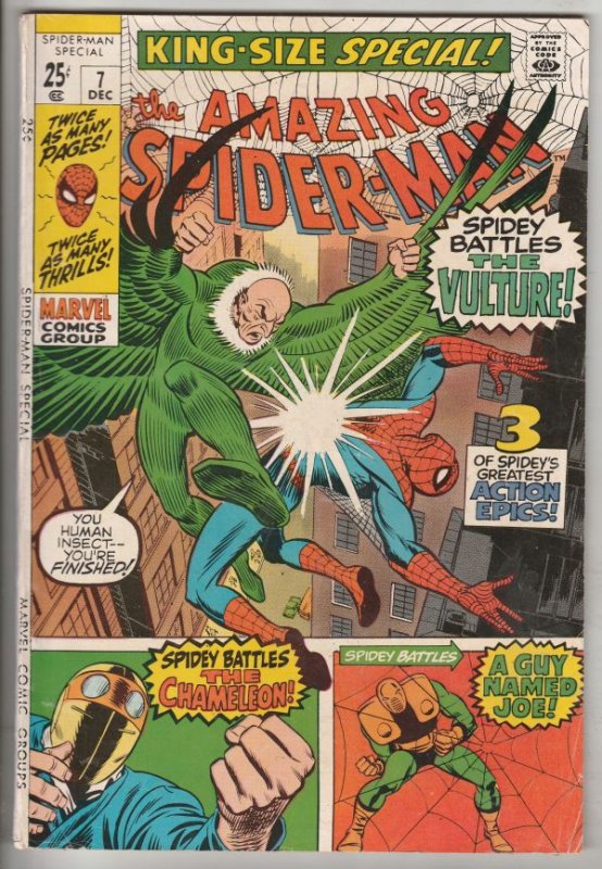 Amazing Spider-Man, King-Size Annual #7 (Dec-70) FN/VF+ High-Grade Spider-Man