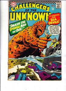 Challengers of the Unknown #51 (Sep-66) FN Mid-Grade Challengers of the Unkno...