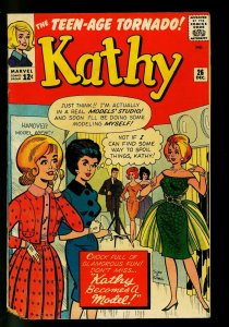 Kathy Comics #26 1963- Millie the Model- Paper Dolls- G-