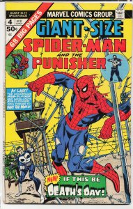 Giant-Size Spider-Man #4 (1975) Punisher [Key Issue]