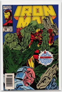 Iron Man #293 Newsstand Edition (1993) Iron Man