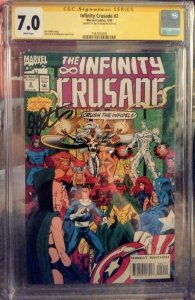 The Infinity Crusade #2 CGC 7.0 signed by Jim Starlin