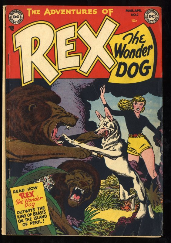 The Adventures of Rex the Wonder Dog #2 VG+ 4.5