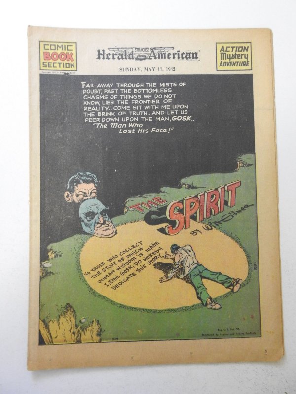 The Spirit #103 (1942) Newsprint Comic Insert Rare!