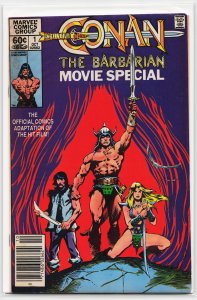 Conan the Barbarian Movie Special #1 Newsstand Edition (1982) Conan