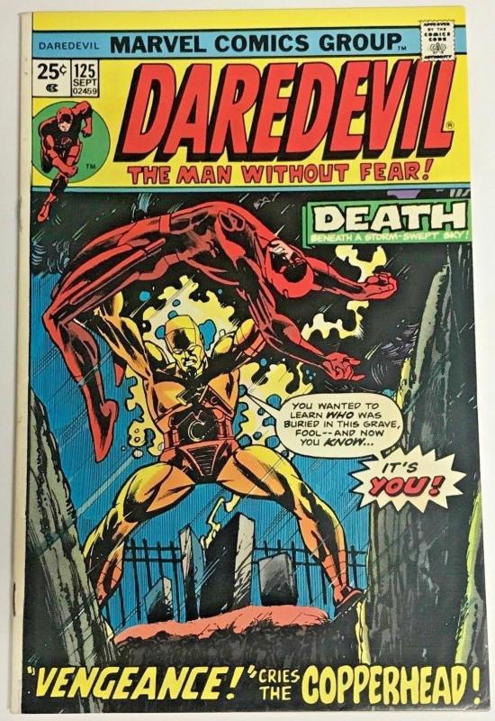 DAREDEVIL#125 VF 1975 MARVEL BRONZE AGE COMICS