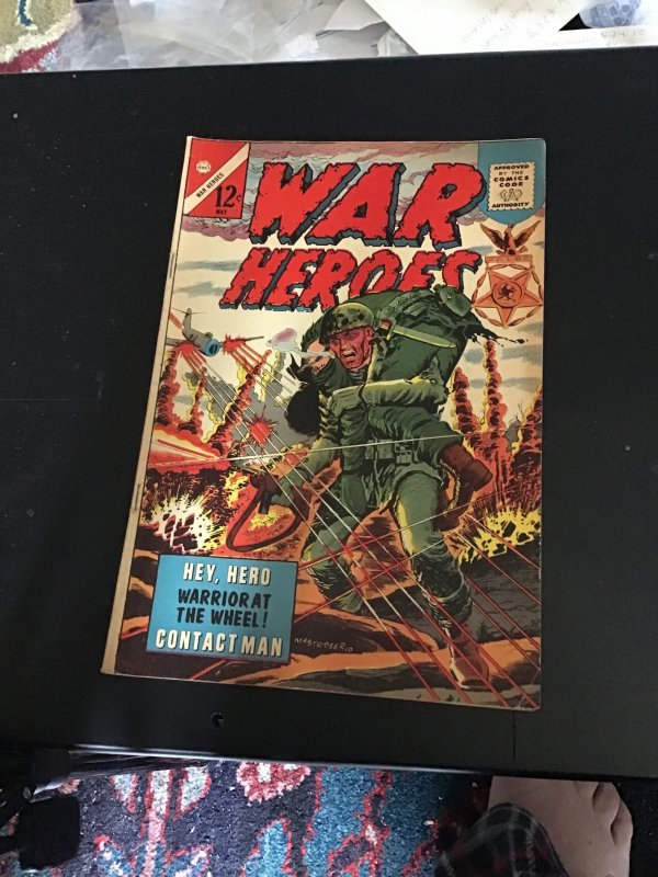 Z War Heroes #13 Hey Hero! Warrior at the Wheel! Contact Man! VG/FN Wow!