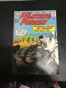 Our Fighting Forces #67 (1962) gunner, Sarge and pooch! Mid-grade! VG/FN Wow!