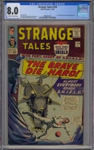 STRANGE TALES #139 CGC 8.0 DOCTOR STRANGE NICK FURY