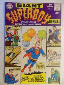 SUPERBOY GIANT # 1 DC EIGHTY PAGE NO BACK COVER SOLID OTHERWISE