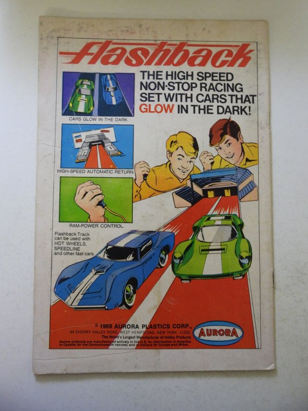 Our Army at War #212 (1969) VG+ Condition centerfold detached at 1 staple