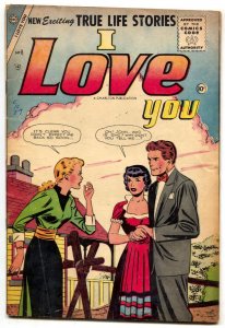 I Love You Comic #8 1955- Charlton Romance- VG+