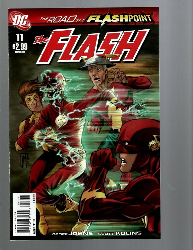 12 DC Comics The Flash # 1 2 3 4 5 6 7 8 9 10 11 12 J439