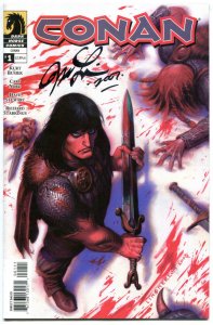 CONAN #1, NM, Signed by Joseph Linsner, Dark Horse, Blood, 2004, more in store