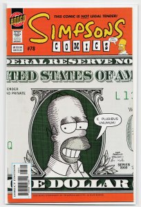 Simpsons Comics #78 (2003) The Simpsons